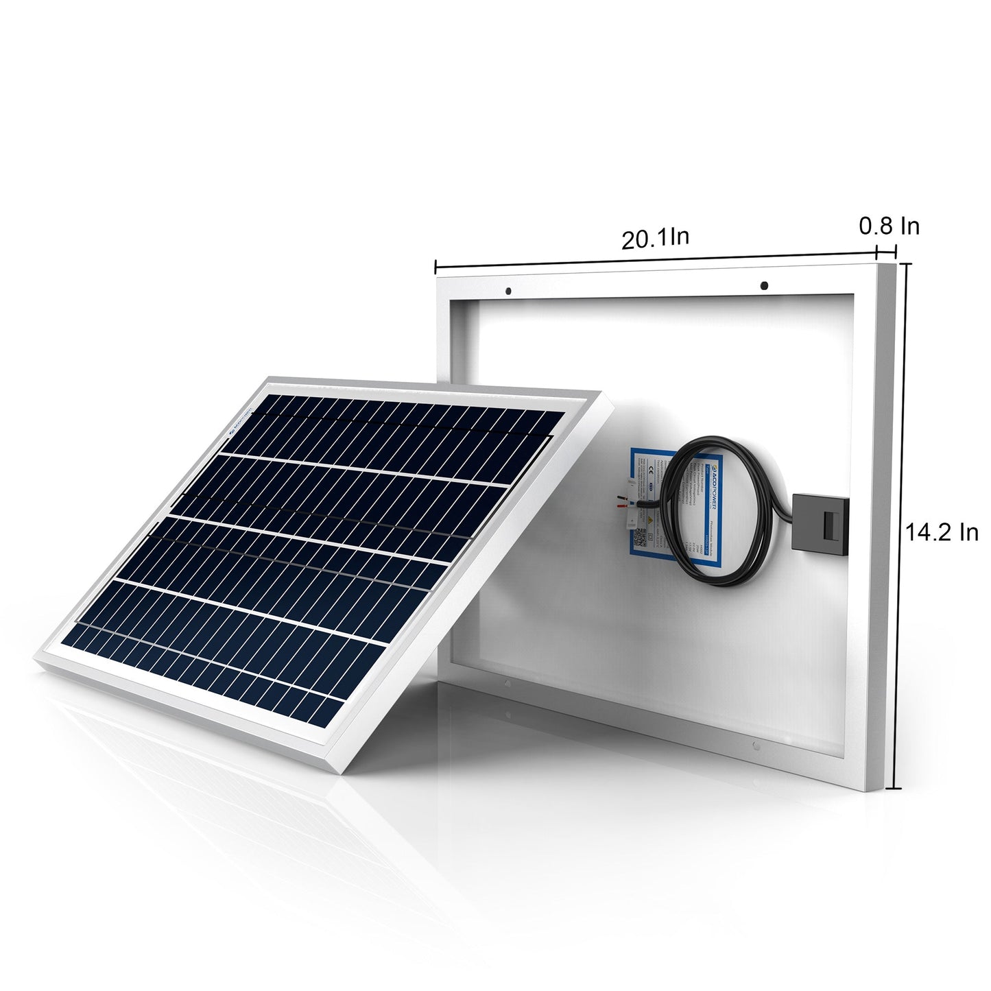 25 Watt 12 Volt Polycrystalline Solar Panel