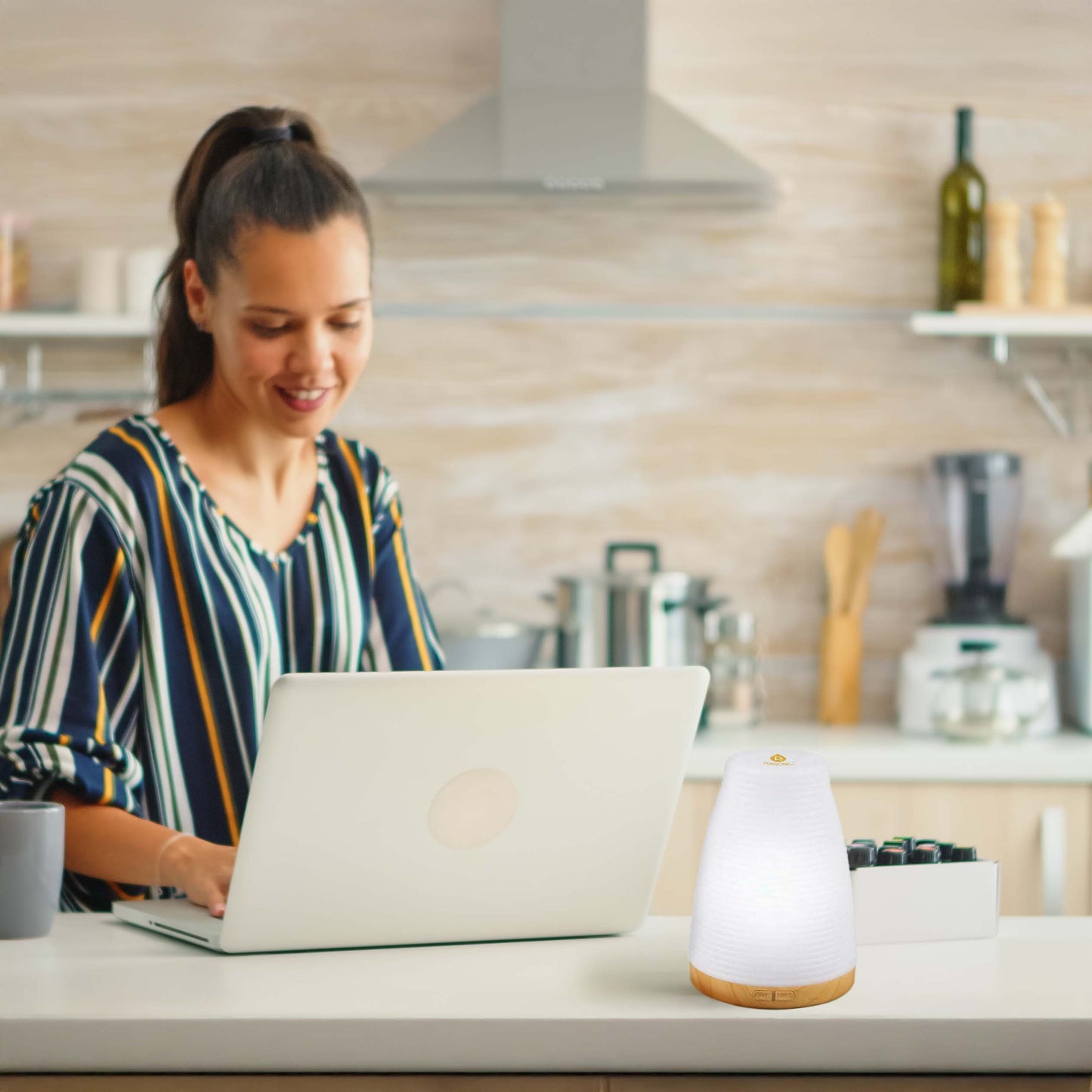 2-in-1 USB Essential oil Aroma Diffuser