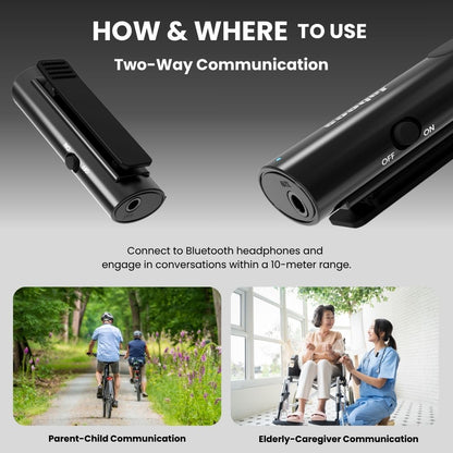 HearLink 3-In-1 Bluetooth Microphone A Cost-Effective Alternative to BAHA Device for HOH